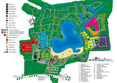 Plattegrond Vakantiepark BreeBronne