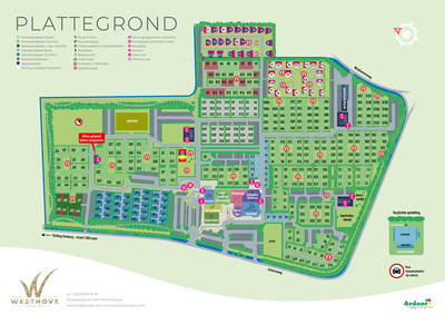 plattegrond Vakantiepark Westhove