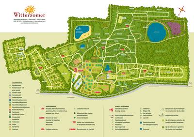 plattegrond vakantiepark Witterzomer