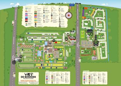 Plattegrond Recreatiepark De Boshoek