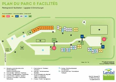 plattegrond Village les Gottales