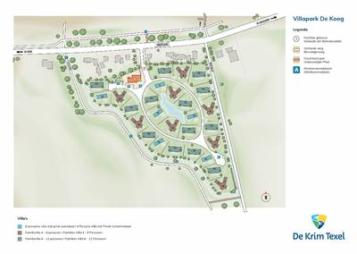 plattegrond Villapark de Koog