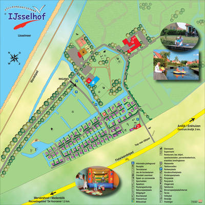 plattegrond Villavakantiepark IJsselhof