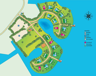 plattegrond Waterpark Oan’e Poel