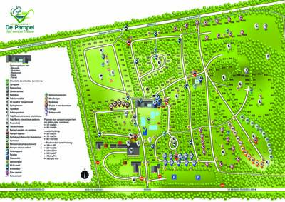 Plattegrond Veluwecamping De Pampel