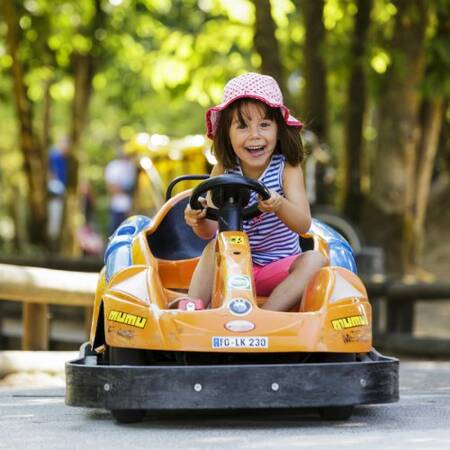 Kindvriendelijke rijschool Kids Verkeerspark op Center Parcs Bispinger Heide