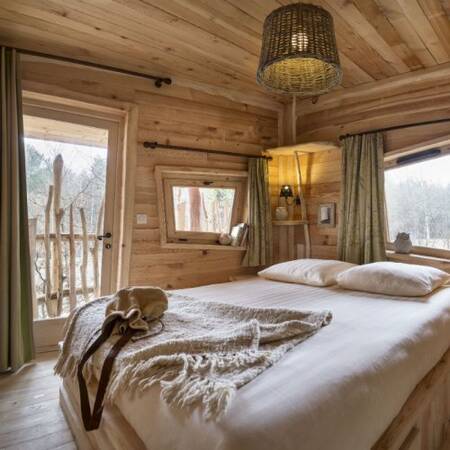 Center Parcs Le Bois aux Daims slaapkamer boomhuis