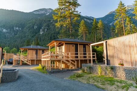 Vrijstaande chalets op vakantiepark EuroParcs Pressegger See