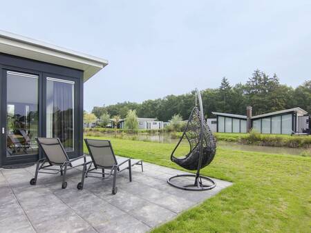 Tuin van een vakantiehuis op vakantiepark Landal Amerongse Berg