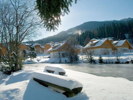 Winterfoto vakantiepark Landal Bad Kleinkirchheim