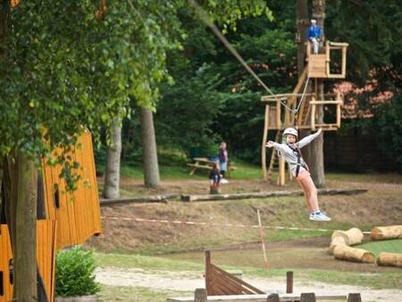 Durf jij de tokkelbaan aan op vakantiepark Landal Miggelenberg?