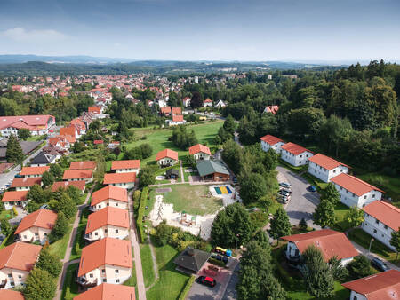 Luchtfoto van vakantiepark Landal Salztal Paradies