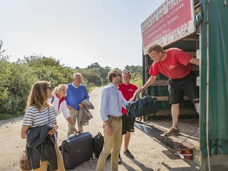 Gratis bagageservice van en naar de haven bij Landal Vlieduyn