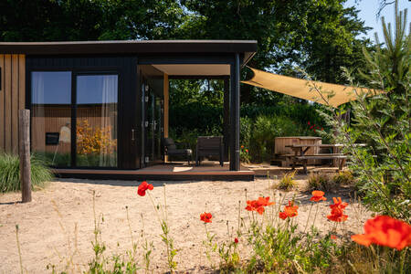 Vakantiehuis Tiny Wellness Cabin voor 2 personen op vakantiepark Landgoed De IJsvogel
