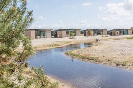 Vakantiehuizen aan het water op vakantiepark Roompot Ameland