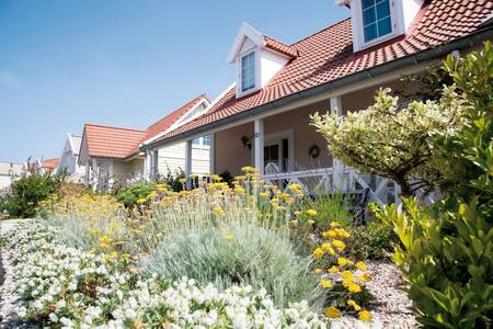 Vakantiehuis met overkapping op vakantiepark Roompot Duynparc De Heeren van ‘s-Gravensande