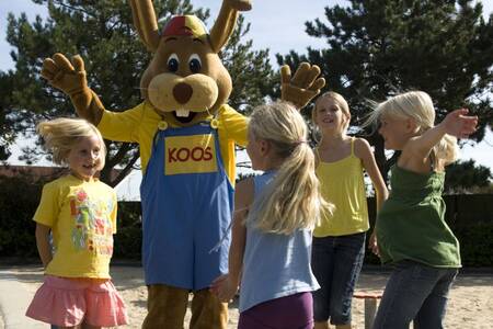 Het Koos konijn entertainment programma van vakantiepark Roompot Hof Domburg
