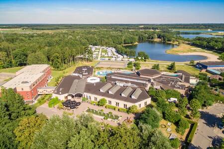 Luchtfoto van vakantiepark Roompot Résidence Klein Vink