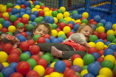 Kinderen spelen in de ballenbak - Roompot Vakantiepark Aquadelta