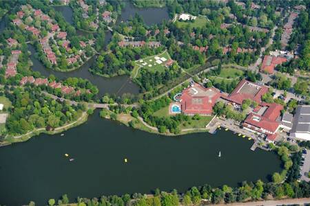 Luchtfoto van vakantiepark Weerterbergen