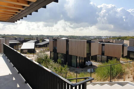 Uitzicht op vakantiehuizen op vakantiepark Roompot Zandvoort