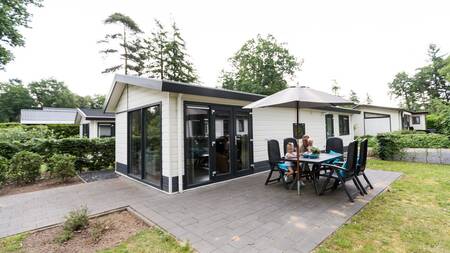 Chalet type Comfort voor 5 personen met ruime tuin op vakantiepark Topparken Bospark Ede