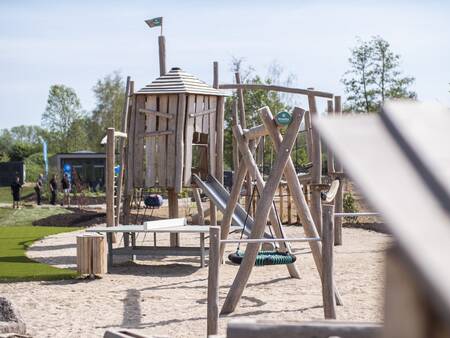 Een speeltuin op vakantiepark Topparken Résidence Valkenburg