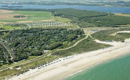 Luchtfoto van Z'andvillas De Groote Duynen